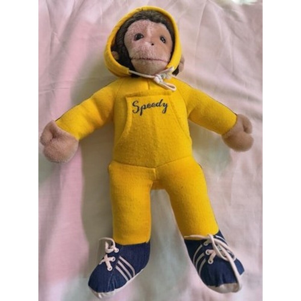 Speedy Monkey In Yellow Suit Vintage California Stuffed Toys 17" Plush RARE - P